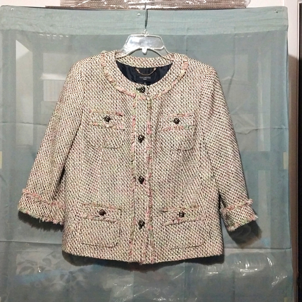 TALBOTS WEED BLAZER